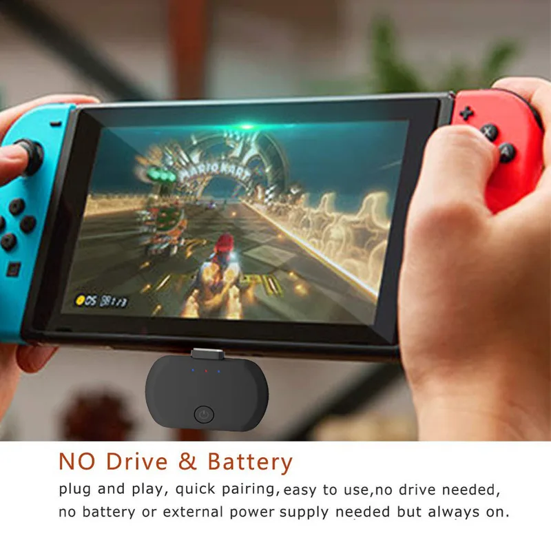 Bluetooth передатчик VAORLO с USB Type C CSR V5.0 для Nintendo Switch PS4 TV|Беспроводные адаптеры| |