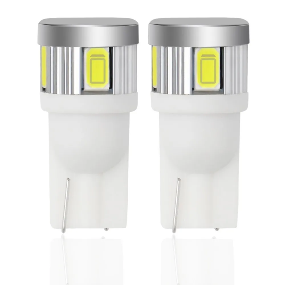 1 шт. T10 194 192 921 супер яркий 6 SMD 5730 светодиодный светильник для автостоянки W5W