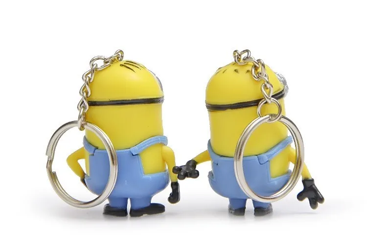 2 шт./лот мини Миньон комбинезон миниатюрные Фигурки кукла анимация фигурку для