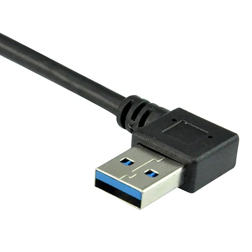 2 шт. USB 3 0 левый и правый угол/вверх вниз угол мужчины к женскому удлинительные