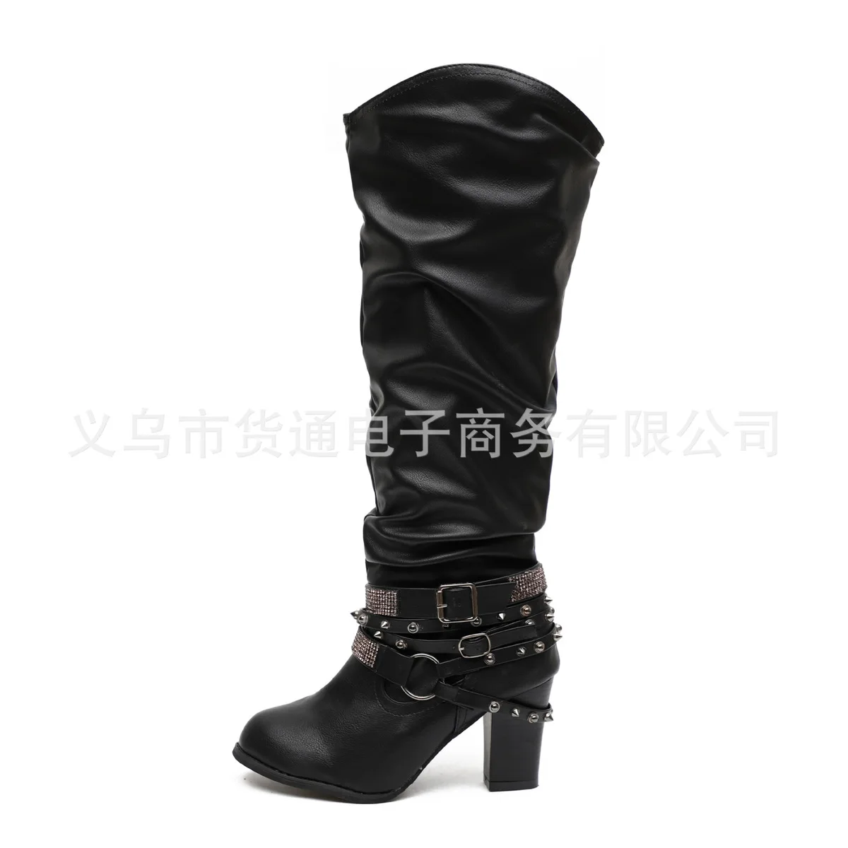 Women's New High-heeled Shoes Coarse High Boots Winter Women | Обувь