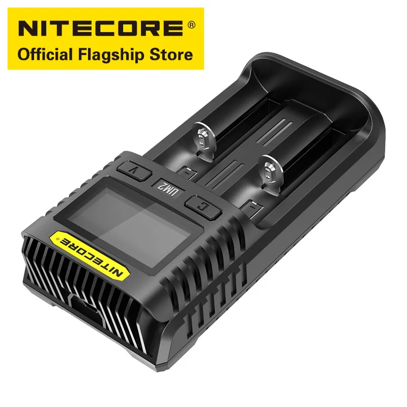Интеллектуальный ЖК дисплей NITECORE UM2 с двумя слотами автоматически активирует и