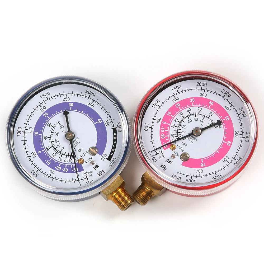 Автомобильный Кондиционер 2 шт. R410A R134A R22 хладагент низкий уровень давления PSI KPA RU