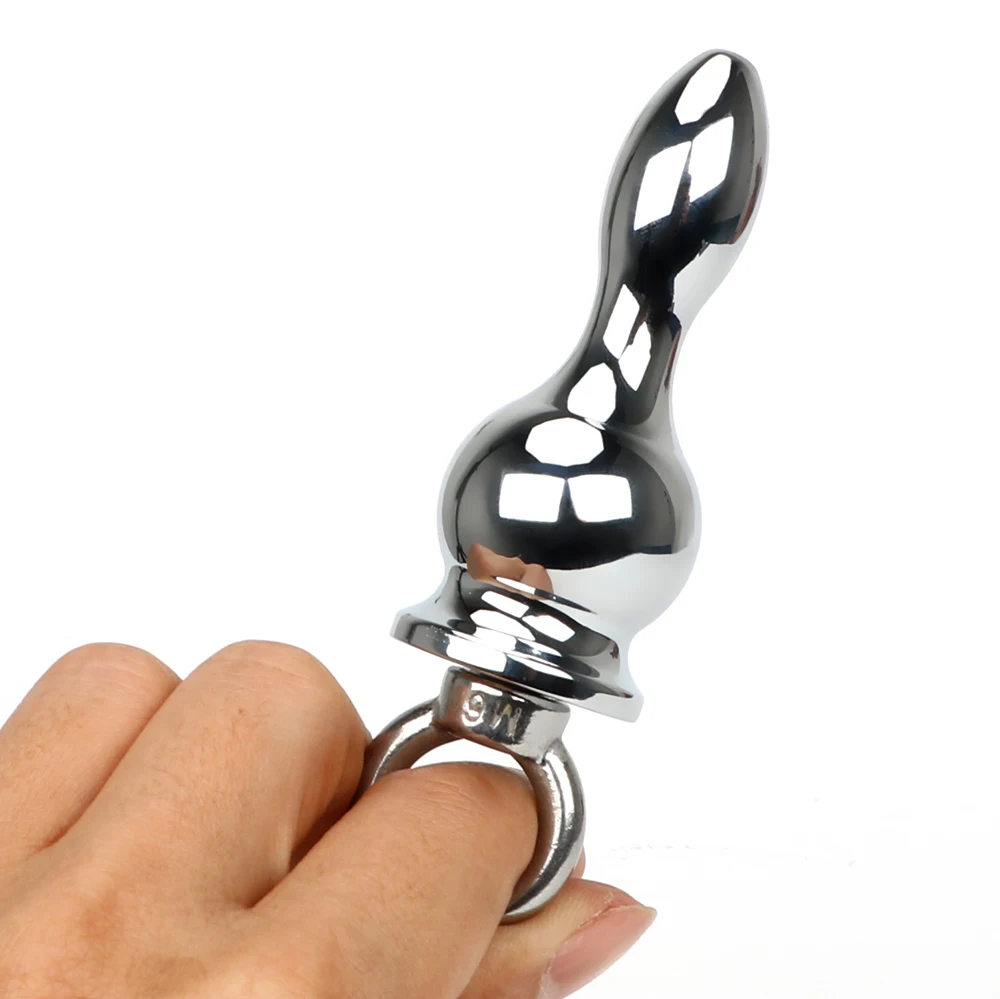 OLO Stainless Steel Butt Plug Anal Bead Ring Handheld Massage Sex Toys for Men Women Products Erotic | Красота и здоровье