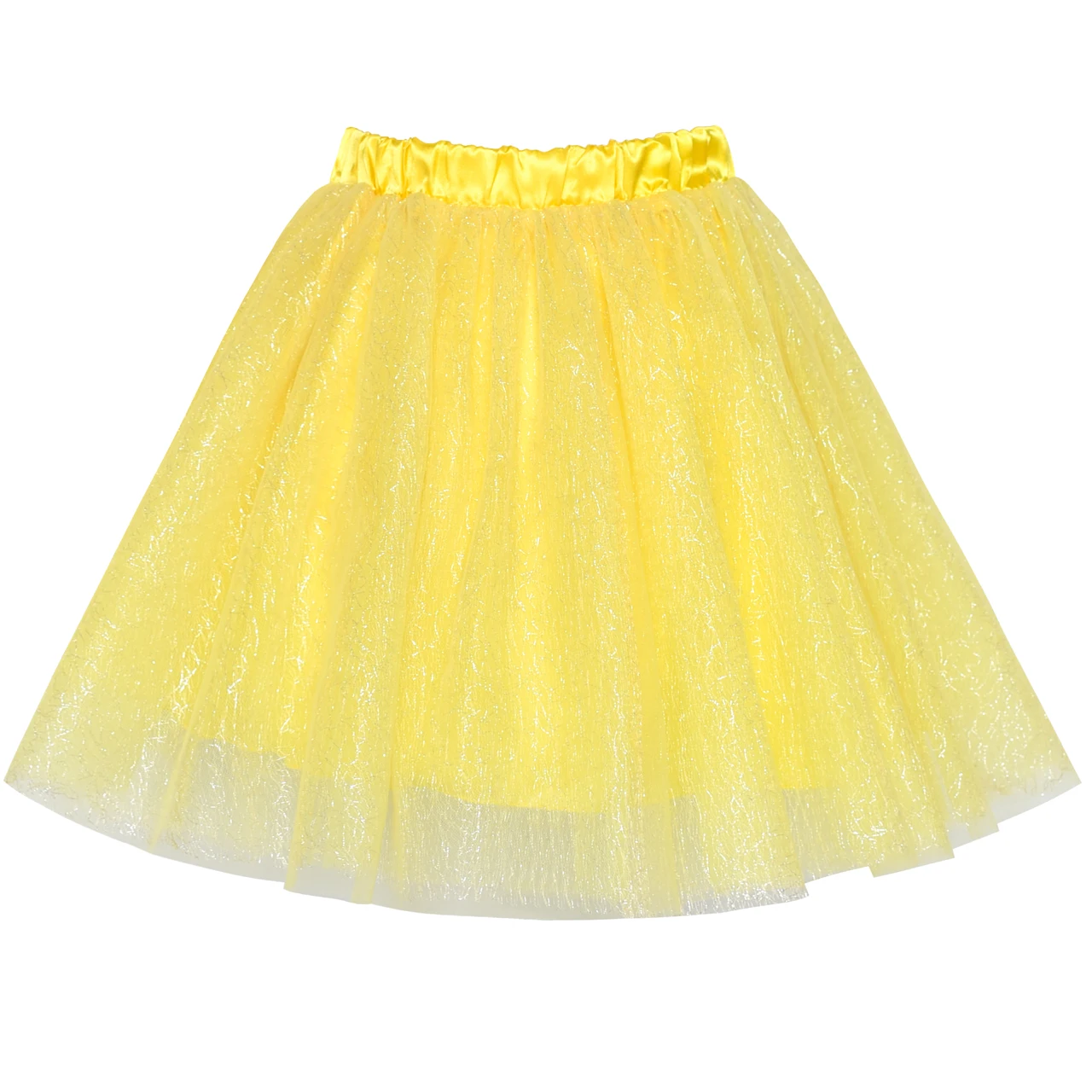 Sunny Fashion платья для девочек Девочки Юбка Роза 3 слои Пачка На танцах балет 2020 Лето