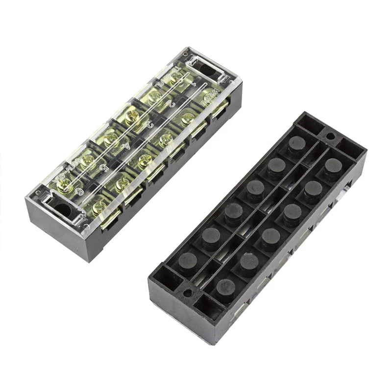 LEORY 600 V 45A 6 позиционный клеммный блок Защитная полоска двухрядный домкрат