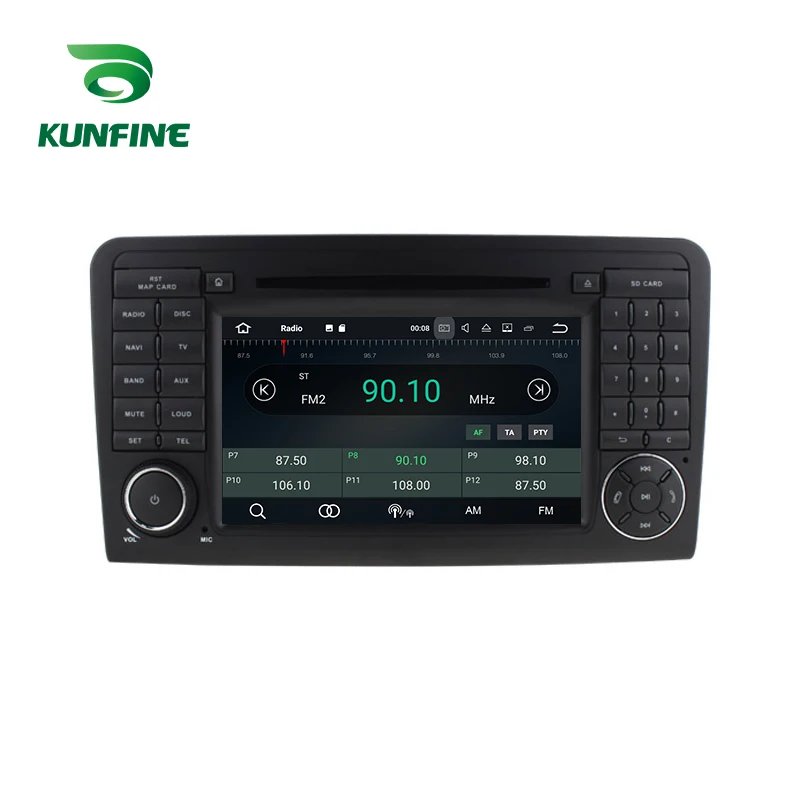Android 9 0 Core PX6 A72 Ram 4G Rom 64G Автомобильный DVD GPS мультимедийный плеер стерео для Benz ML-W164