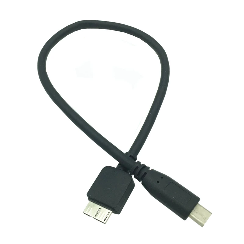 USB C к Micro 3 0 Type B (Micro USB) кабель черного цвета 25 см для WD My Passport|Кабели передачи