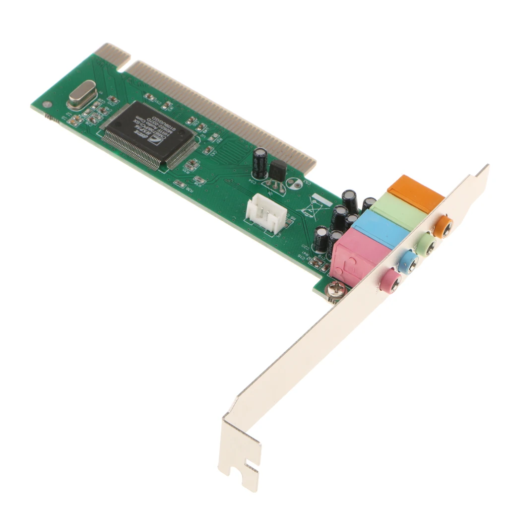 Звуковая карта Dovewill PCI 8738 встроенная звуковая 5 1 каналов с объемным звуком