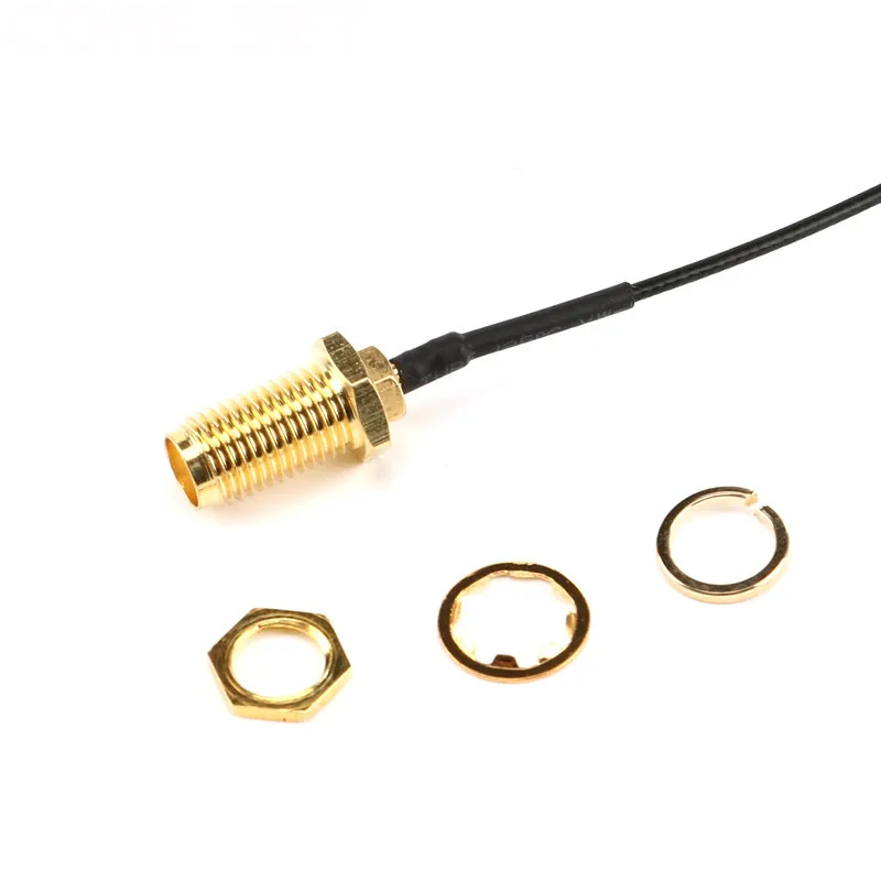 50 шт. SMA кабель прямой разъем к IPEX гнездовой RF Pigtail uFL/u.FL/антенна IPX адаптер провод