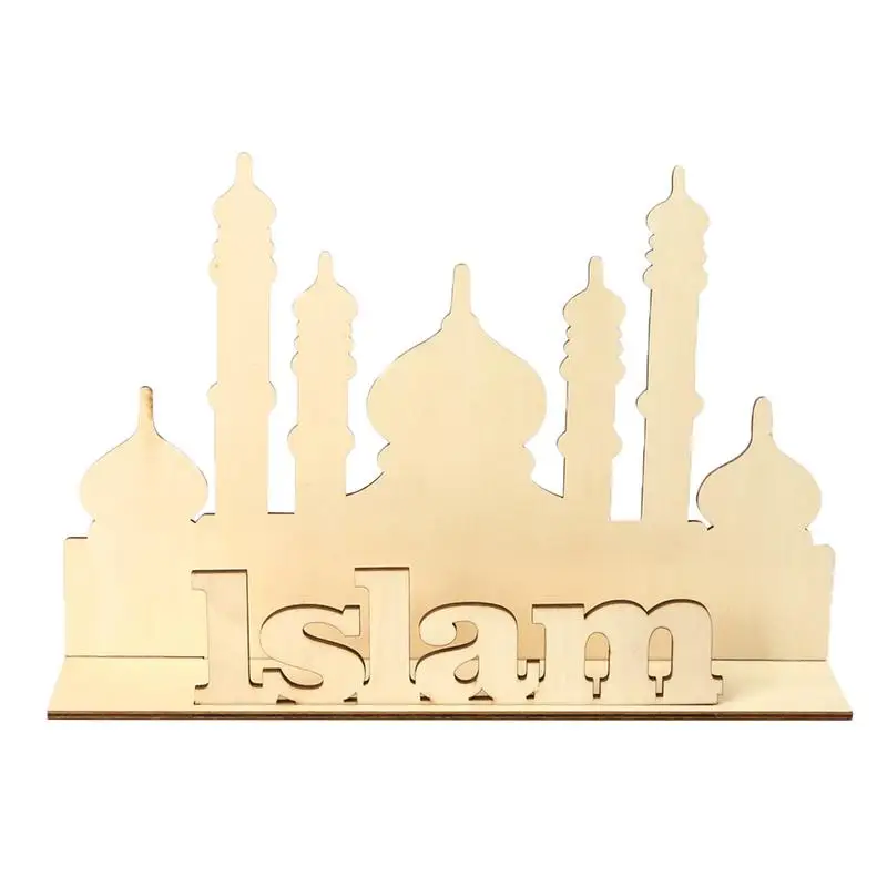 Деревянные украшения Мусульманский Исламский дворец ИД DIY декоративные