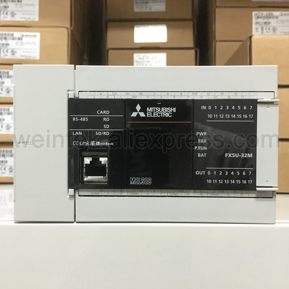 FX5U 32MR/ES MELSEC iQ F PLC 16 DI & реле цифрового устройства вывода (абсолютно новый и