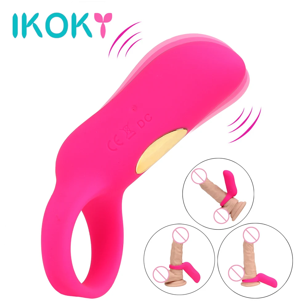 IKOKY 10 скоростной вибратор для пениса с задержкой эякуляции секс игрушки мужчин