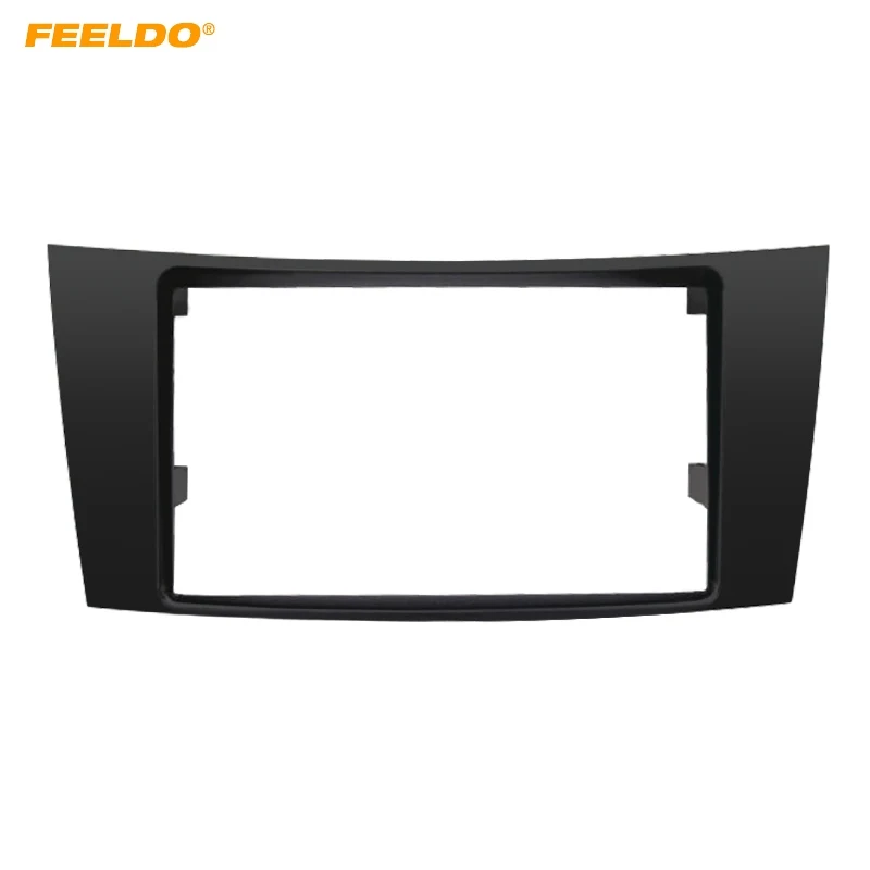 FEELDO автомобильный 2Din стерео CD/DVD панель фасции рамка для Mercedes BENZ E CLASS W211 CD Радио