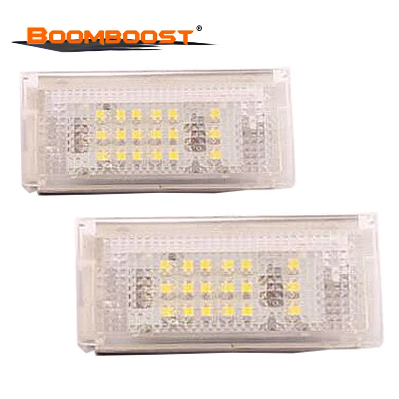 Лампа для освещения номерного знака 2 шт./лот 18 светодиодов 3528SMD Ярко белый