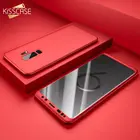 KISSCASE 360 Полный чехол для телефона Samsung Galaxy A30 A50 M10 M20 крутой стеклянный чехол для Samsung A8 Plus 2018 Funda Capa