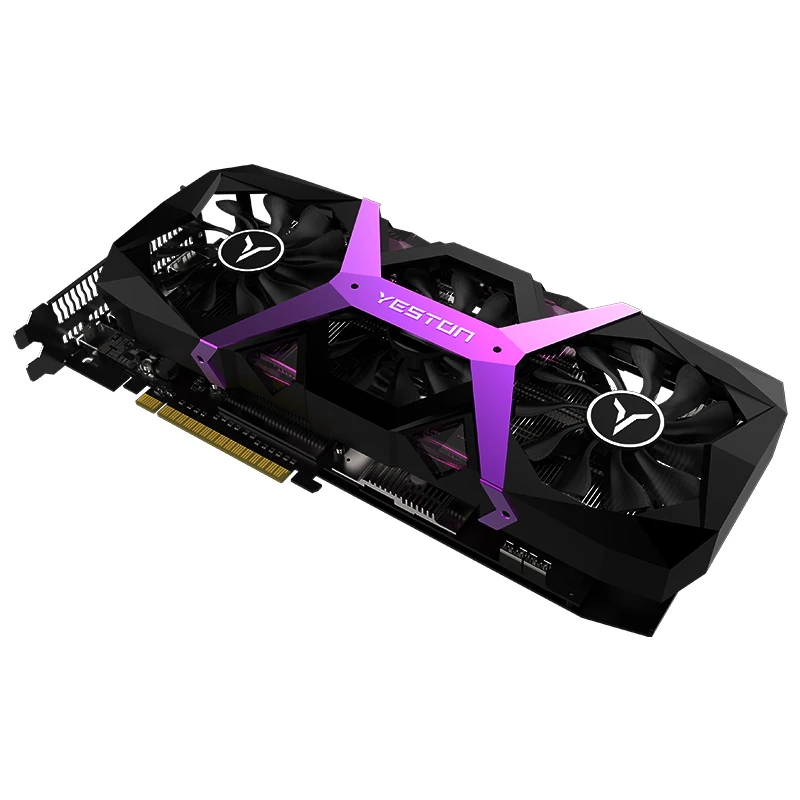 Yeston Radeon Rx590 8G Gddr5 256Bit Pci Express X16 3.0 Video Gaming Image Card Dvi+Hdmi+3Xdp For Desktop | Компьютеры и офис