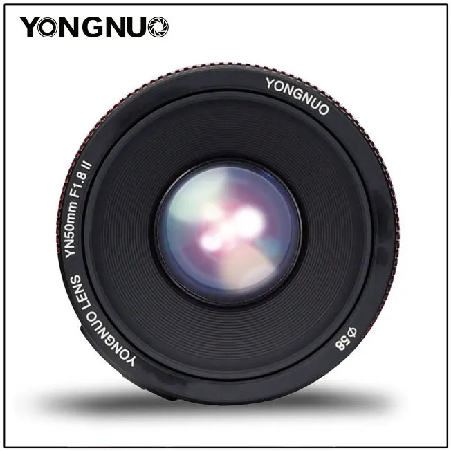 Yongnuo 50 мм F18 II Второе поколение макро для canon LR портрет фиксированный фокус широкоугольный объектив