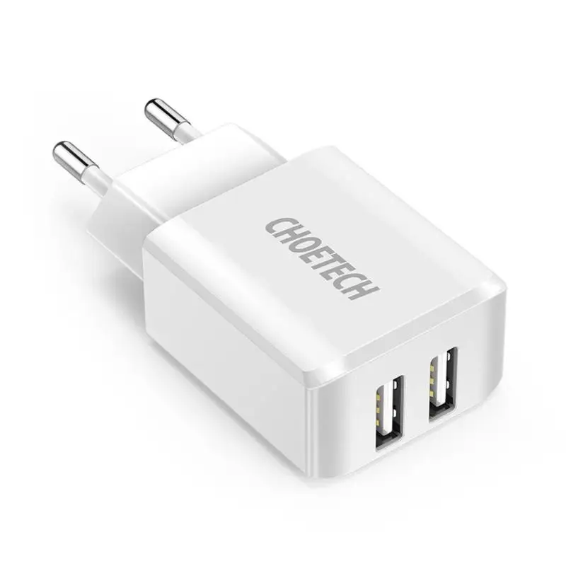 CHOETECH USB зарядное устройство 5В 2А для путешествий адаптер телефона планшета