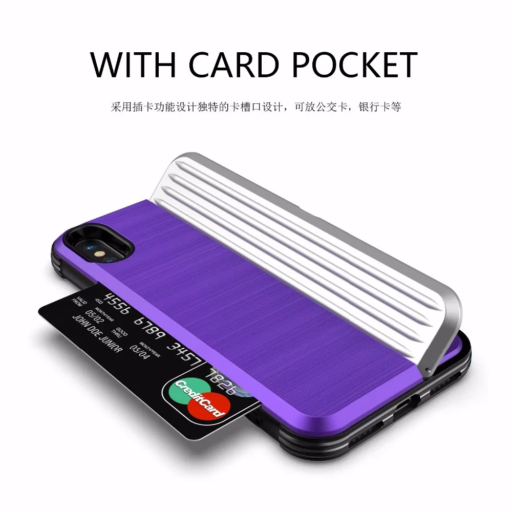 Case for Samsung Galaxy J2 PRO J4 J6 J7 J8 2018 PRIME 2015 2016 J730 PLUS CORE Shockproof With Card Pocket COVER |
