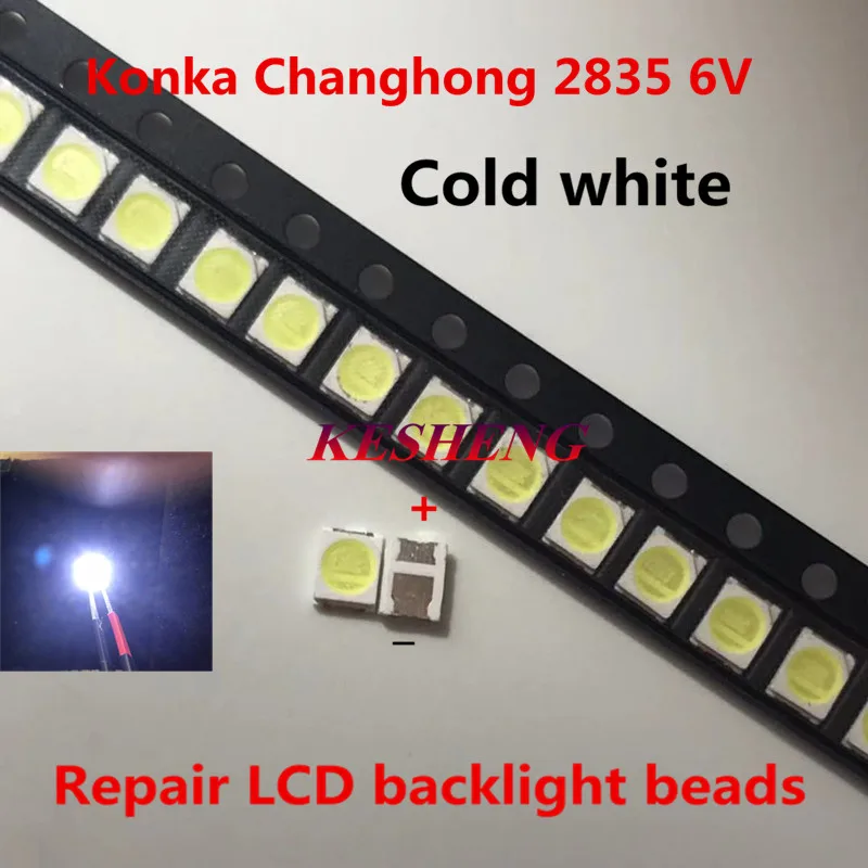 Светодиодная лента для подсветки ЖК-телевизора Konka Changhong Amoi 1210 3528 2835 SMD 5000 шт. 6 в |