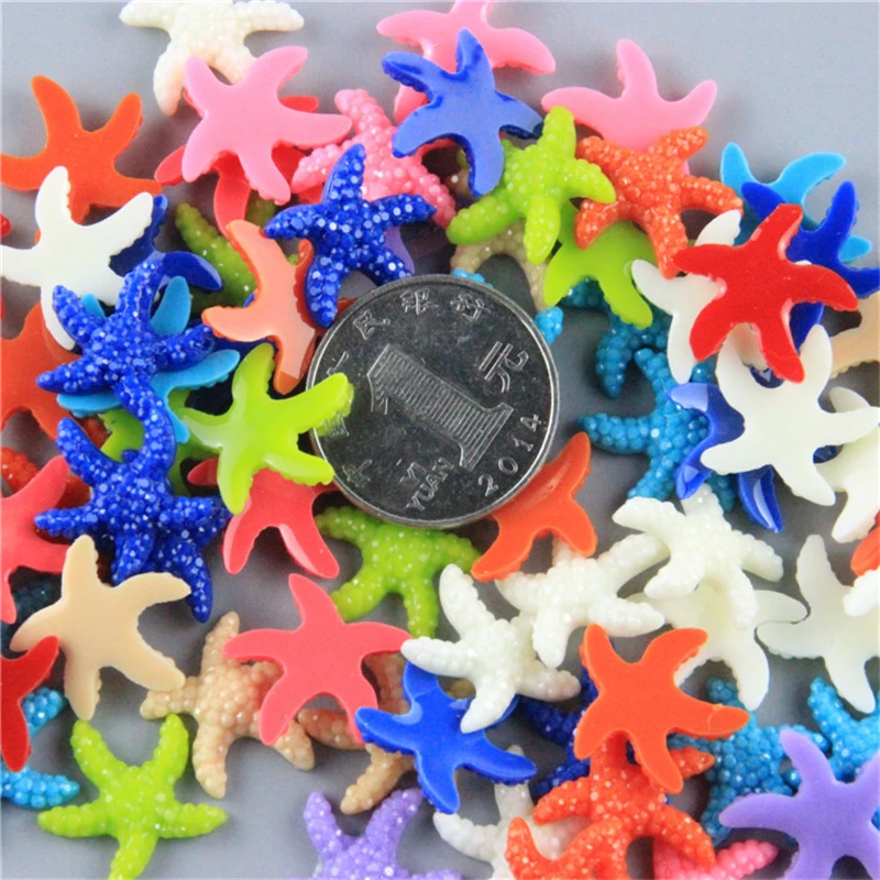 10pcs Mini Little Starfish Model Multicolors Decorations DIY Crafts Embellishment Home Drop Shipping | Дом и сад