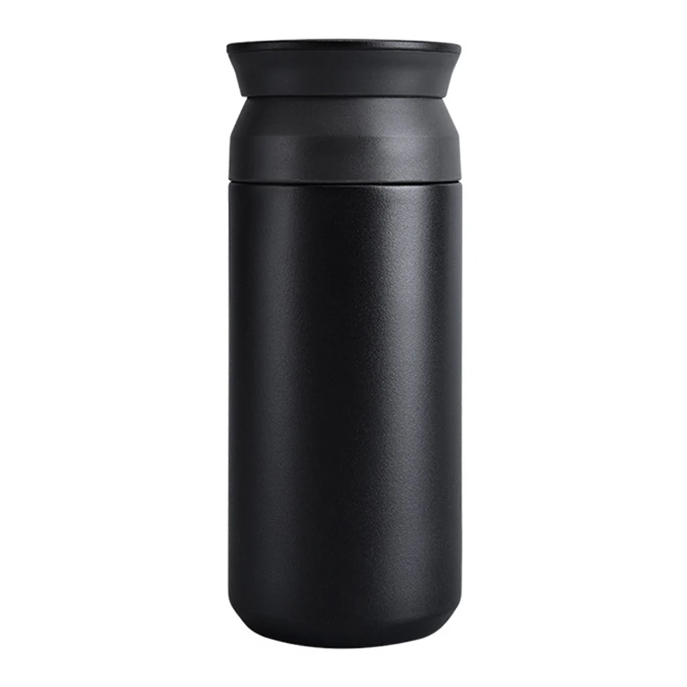 Stainless Steel Vacuum Flask Portable Simple Art Water Filter Cup Straight Normal Thermoses For Kids | Дом и сад