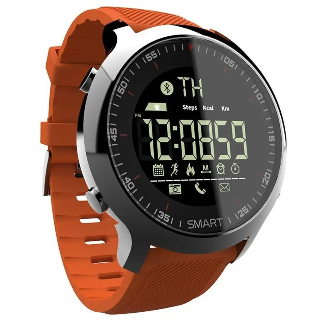 EX18 спортивные Смарт часы IP68 Водонепроницаемые 5 АТМ шагомер Xwatch плавательные