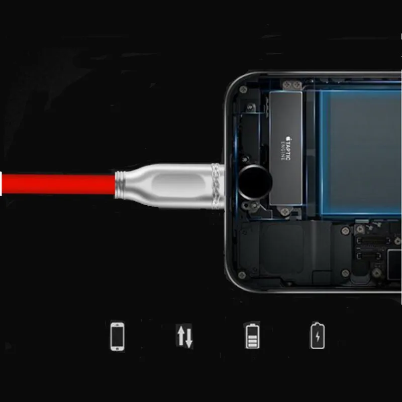 3в1 USB кабель для Lightning iPhone X 8 7 6 Micro Type C Samsung S9 S8 быстрой зарядки 3A шнур зарядного