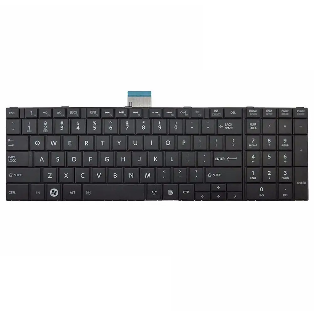 Новое поступление стандарт США Замена клавиатуры ноутбука для Toshiba Satellite C850 C850D C855 C855D L850 L850D L855