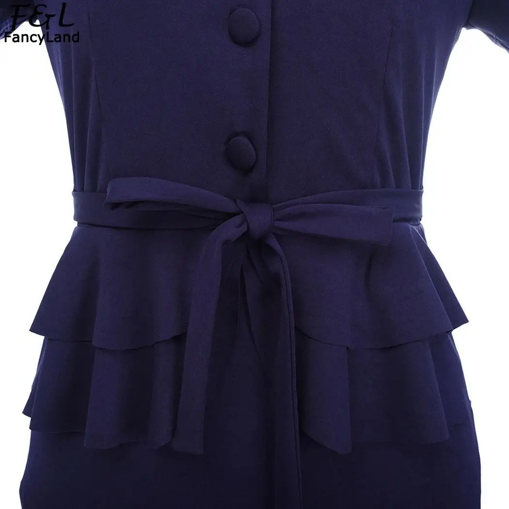 Летнее платье для женщин Vestidos платье-карандаш офиса Повседневное с v-образным