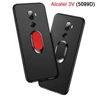 Чехол для Alcatel 3V 5099D 5099, роскошный мягкий черный силиконовый магнитный автомобильный держатель для Alcatel 3V 5099D, чехол s