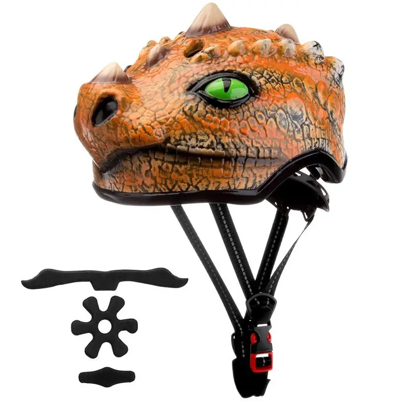 

Weimostar Cycling Helmets Bike Riding Helmet Outdoor Sports Children Bicycle Protector Kids Safety Cute Dinosaur Detachable
