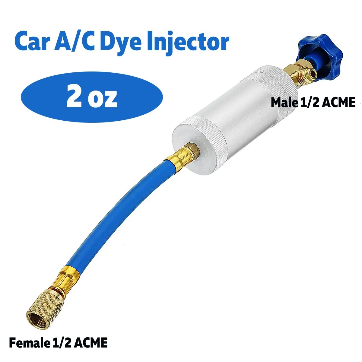 345 мм Универсальный Автомобильный инжектор для краски A/C R12 R134A быстроразъемный