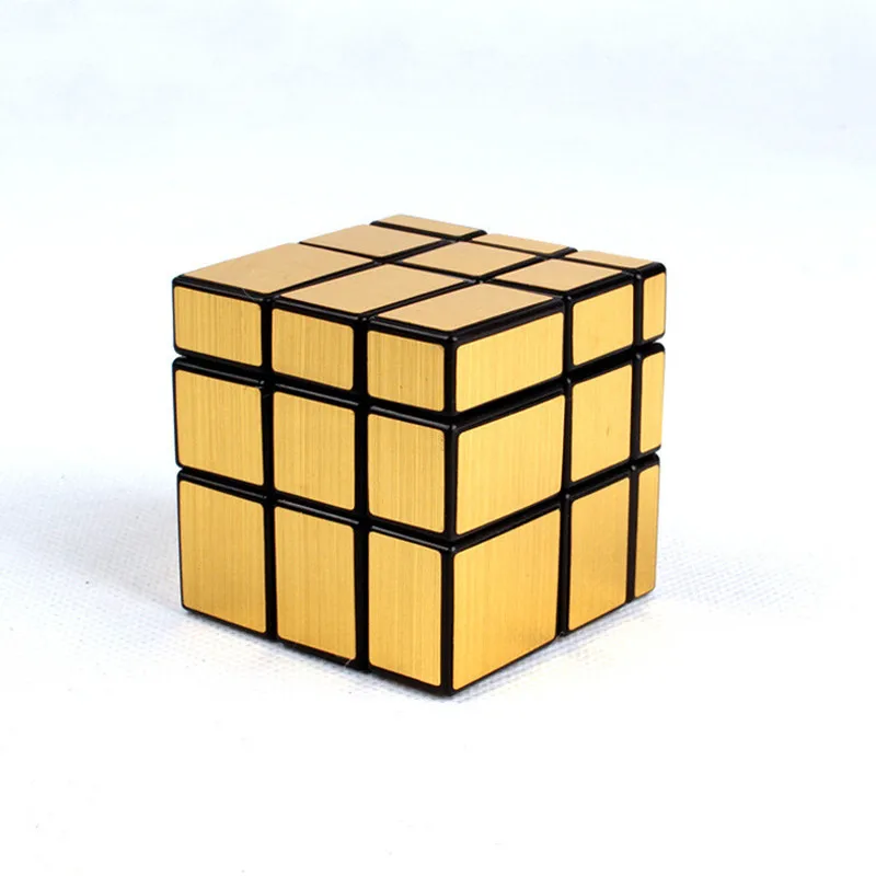 Новый 57 мм 3x3x3 магический зеркальный Куб Профессиональный Золотой Серебряный куб