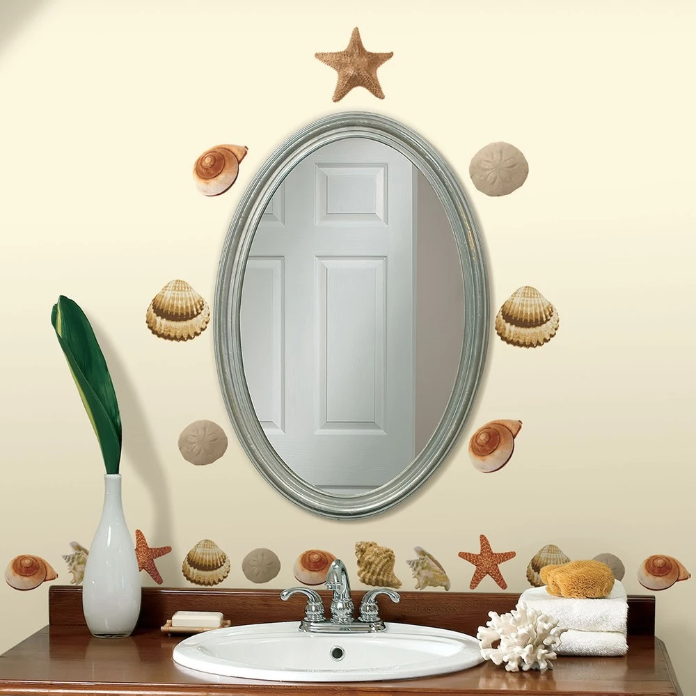 Roommates Baby Room Wall Decorative Sea Shells Peel And Stick Decals | Дом и сад