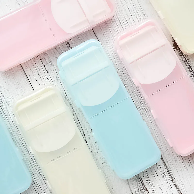 1 шт. Macaron цвет складной дизайнерский карандаш многофункциональная коробка