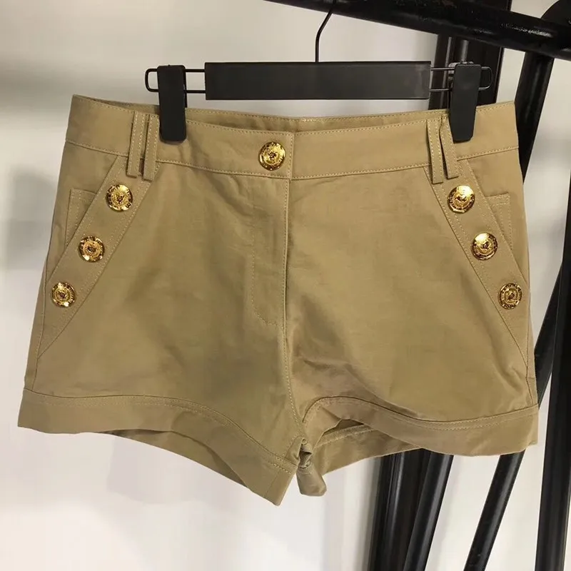 TWOTWINSTYLE летний Однотонный женский костюм на пуговицах с коротким рукавом