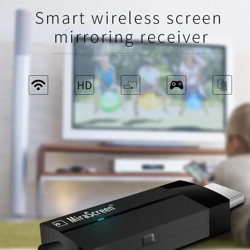 CS1 TV Stick HD кабель умный беспроводной WiFi дисплей ключ приемник DLNA 1080P HDMI экран