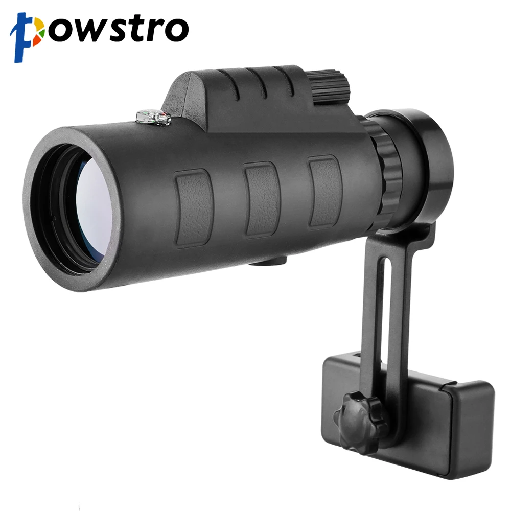 Оптический монокулярный телескоп Powstro 40x60 с HD зумом линза для телефона наблюдения