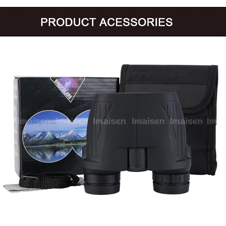 Paul binoculars 12X25 handheld portable waterproof camouflage high-definition compact dual-tube | Спорт и развлечения
