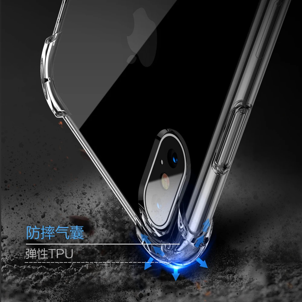 KISSCASE противоударный ТПУ чехол для iPhone XS Max XR X 8 7 Мягкий силиконовый 6 6s Plus 5 5S SE
