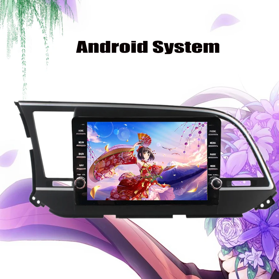 Головное устройство 8 дюймов для 2016 2017 2018 2019 Hyundai Elantra автомобильное радио GPS