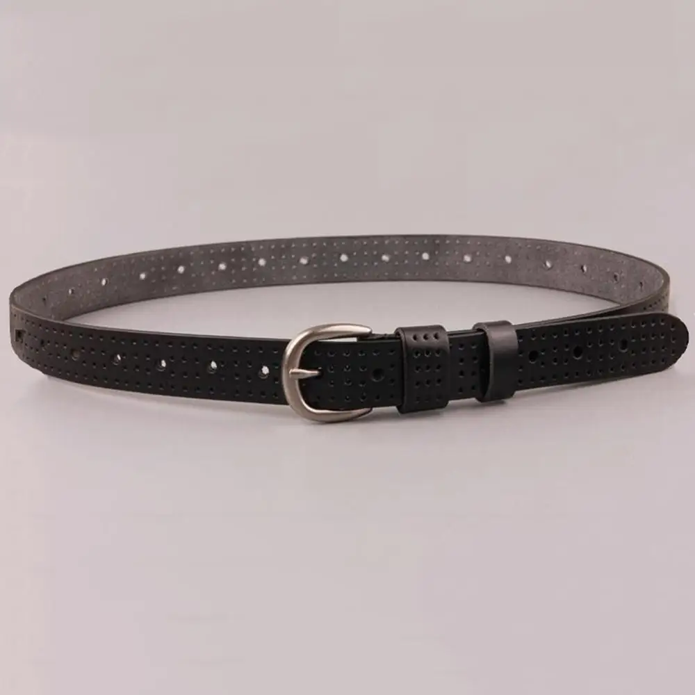 Ladies Design Belt Quality Pure Cow Genuine Leather Belts Jean 95-110cm Length 2.8cm Wide Female Accessories NFC443