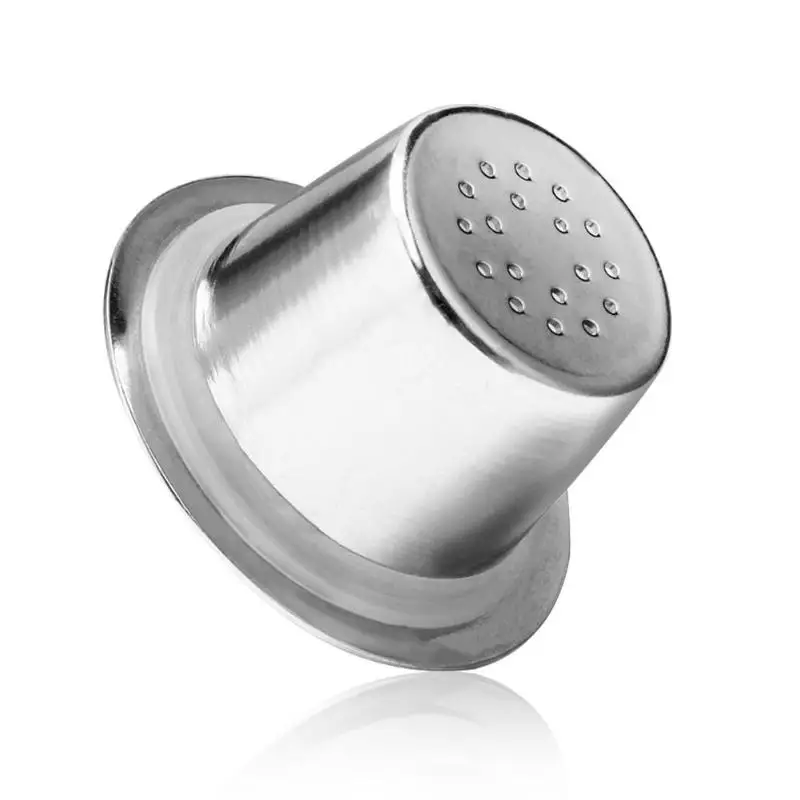100 уплотнений из нержавеющей стали многоразовые Nespresso кофе капсулы машина