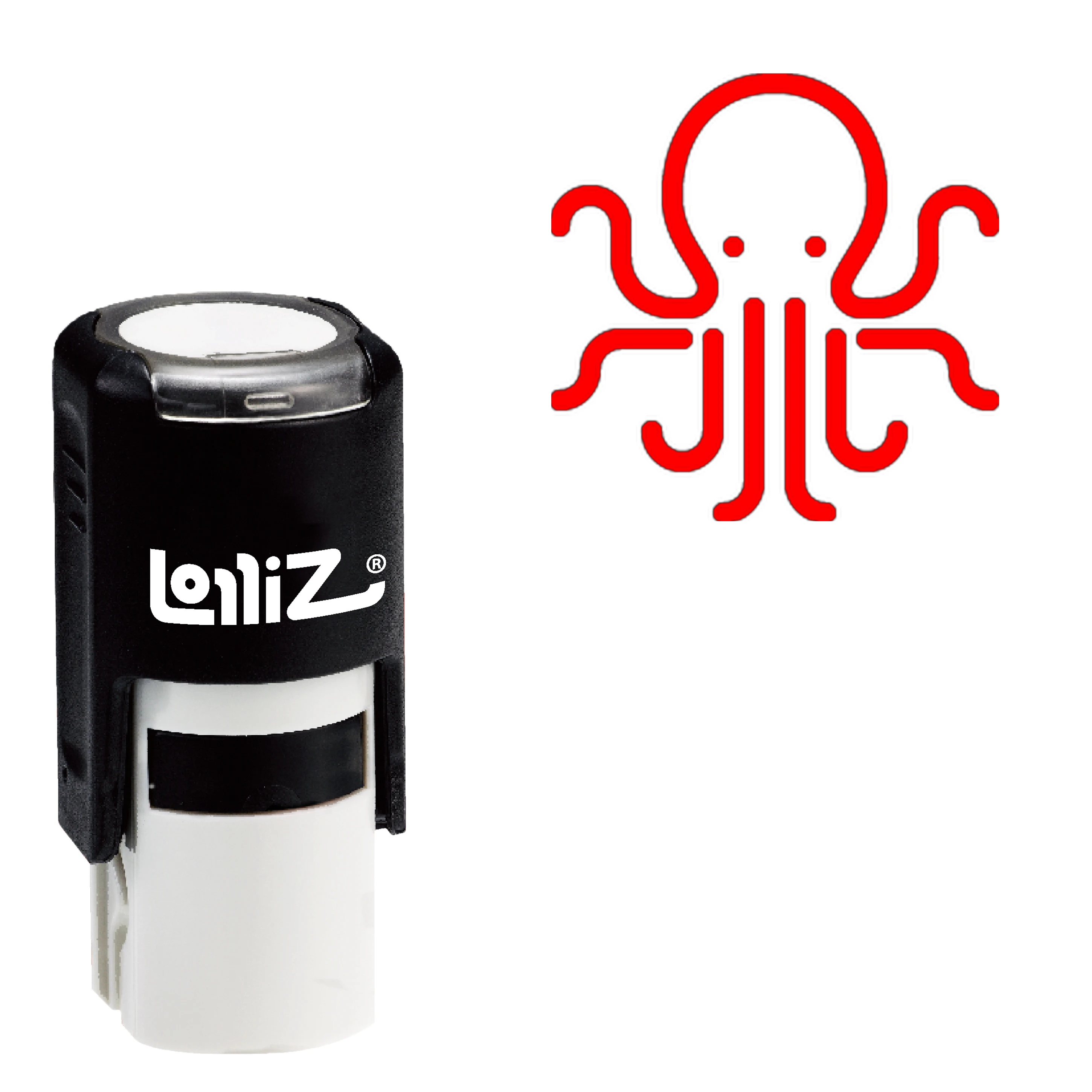 

LolliZ Octopus Self-Inking Rubber Stamp - Modern Symbol Series