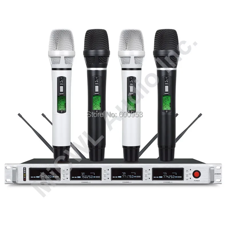 MiCWL SKM9000 2 Белый черный беспроводной сценический микрофон Система шампанского