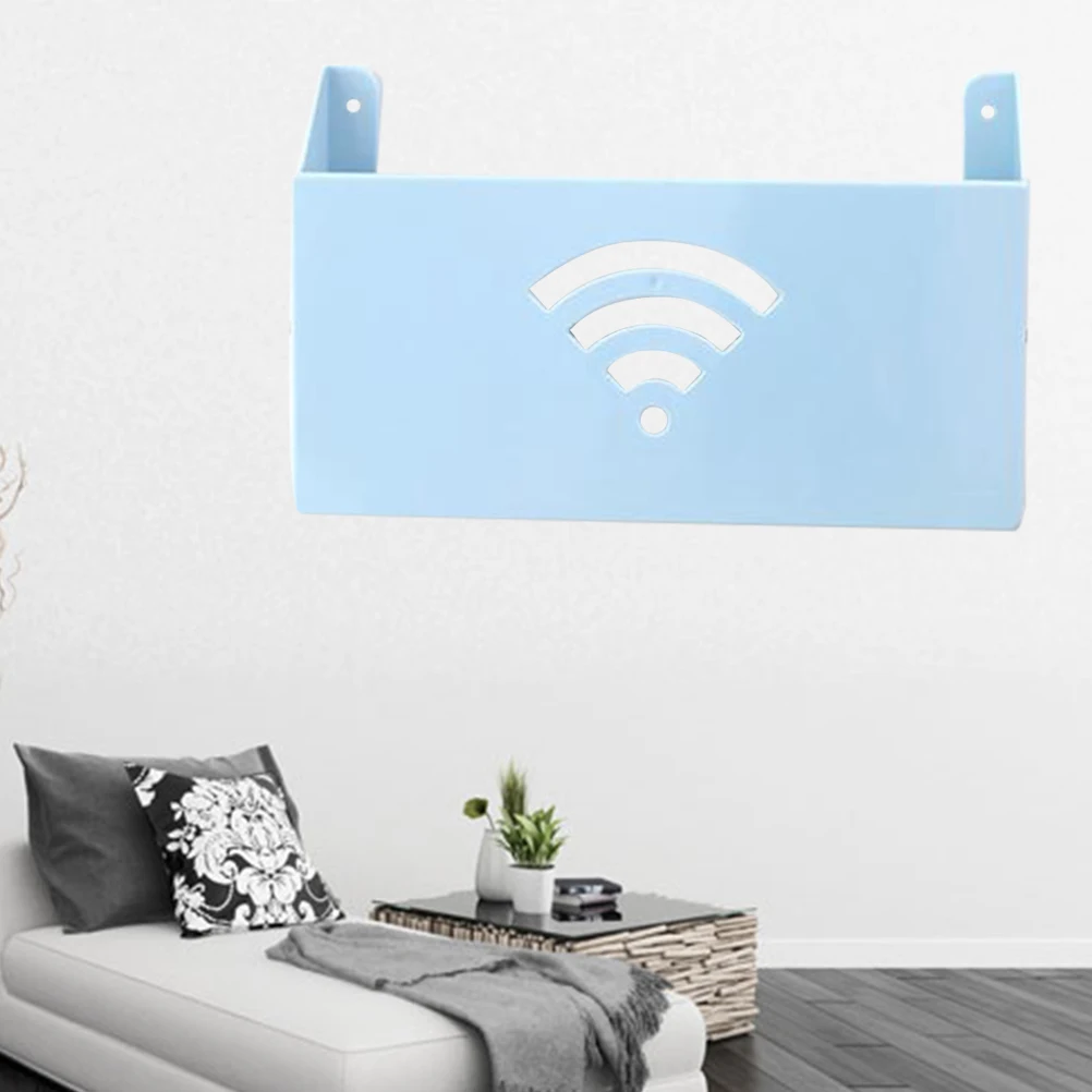 Ящик для хранения роутера полый креативный настенный подвесной Wi Fi светлый Кот