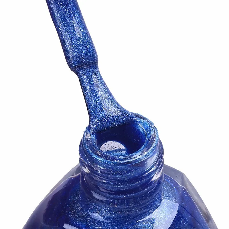 Blueness 6 мл металлический лазерный голографический лак для ногтей цветной эффект