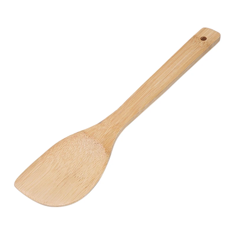 4pcs 4 Pieces Pure Bamboo Solid Turner Spatula Slotted Spoon and Kitchen Essentials Cooking Utensils Tool Set | Дом и сад